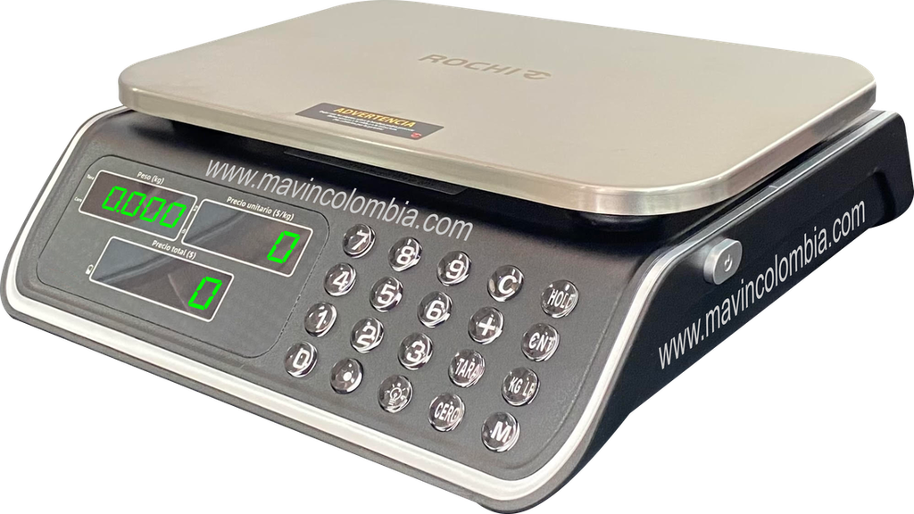 Bascula Conexion PC ROCHI Modelo RC-A01 LED Mavin