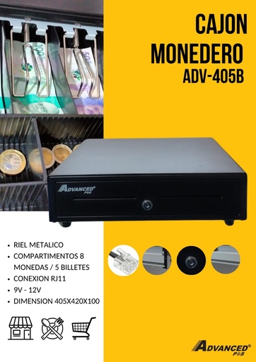 Cajon de Dinero ADV-405B